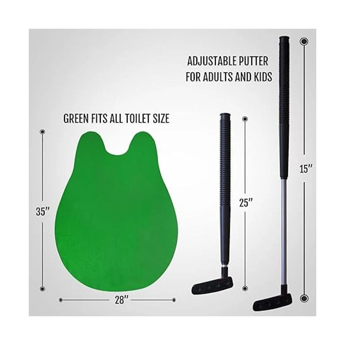 Novelty Place Juego de juego de golf para inodoro_3