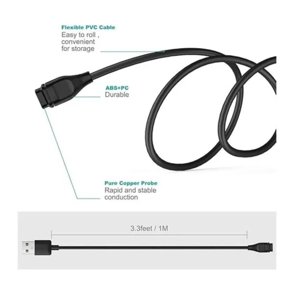 FitTurn Paquete de 2 cables de carga para Coros_3