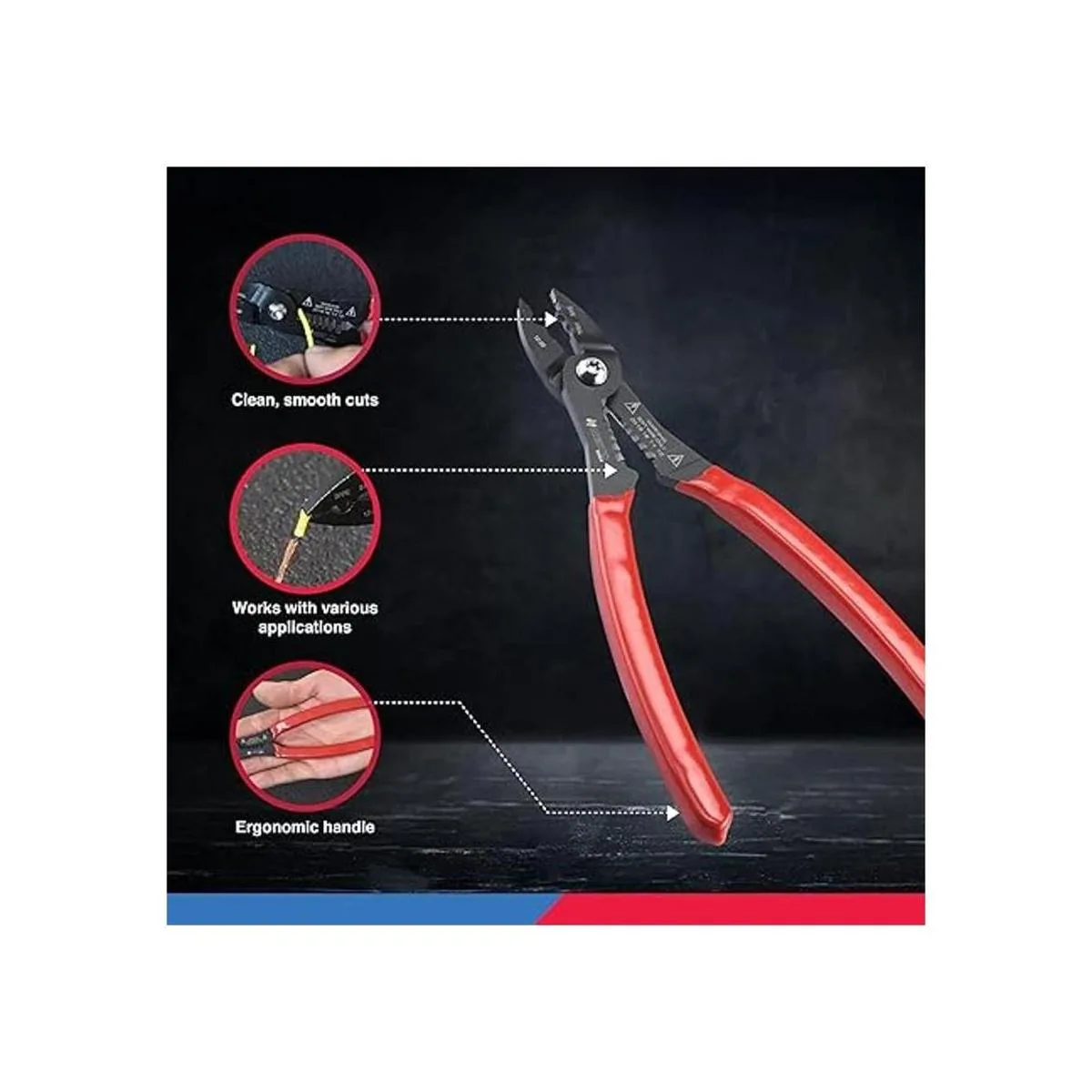 Neiko 02037A Herramienta compacta multiuso para cables 4_4