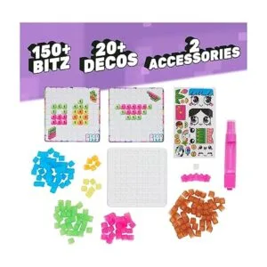 Pixobitz Paquete transparente con 156 cuentas exclusivas_2