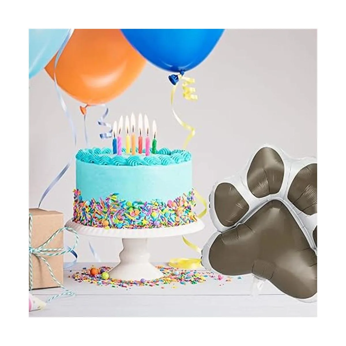 Kit de guirnaldas de globos temáticos azules para fiestas_5