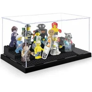 Minifigure Display Case for Action Figures Blocks Clear_5