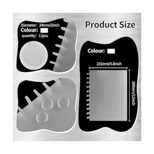 3 piezas de cubierta de disco blanca tamaño carta fundas_2