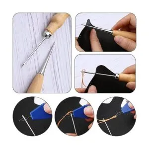 Yizzvb Kit de costura de cuero de 46 piezas kit de_5