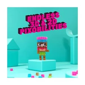 Pixobitz Paquete transparente con 156 cuentas exclusivas_4