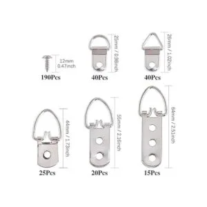 Juego de 601 perchas de fotos resistentes con 1 mini_2