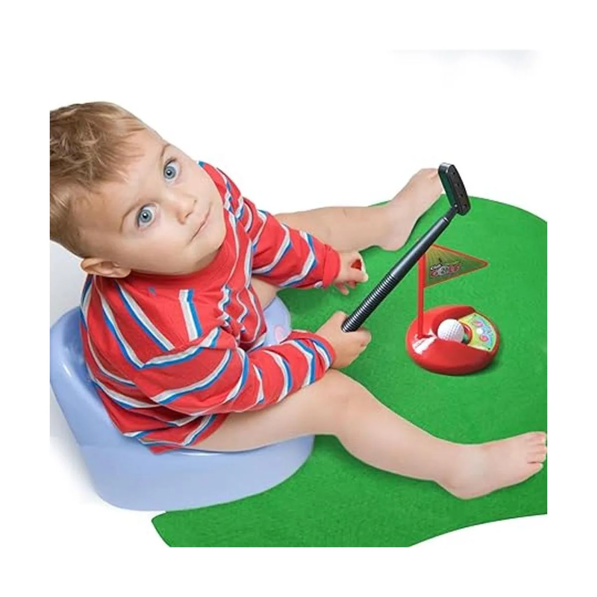 Novelty Place Juego de juego de golf para inodoro_5