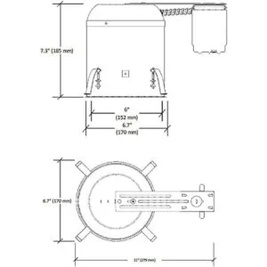 Designers Fountain EVR6LICRAT carcasa LED empotrada_3