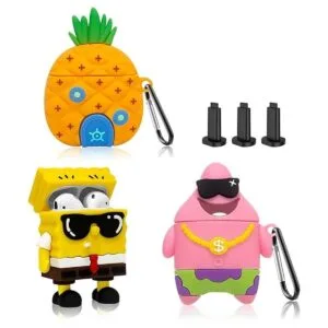 Paquete de 3 Divertida funda para AirPod 21 diseño de_1