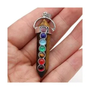 Zotoone 5 colgantes de piedra natural aleación de metal_3