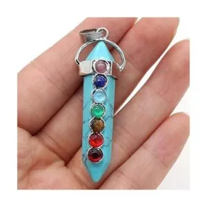 Zotoone 5 colgantes de piedra natural aleación de metal_6