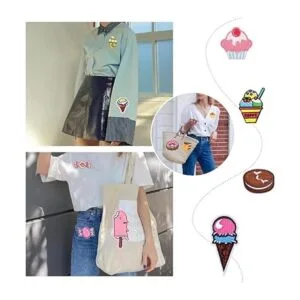 Zayookey 32 parches bordados de dibujos animados parches_6