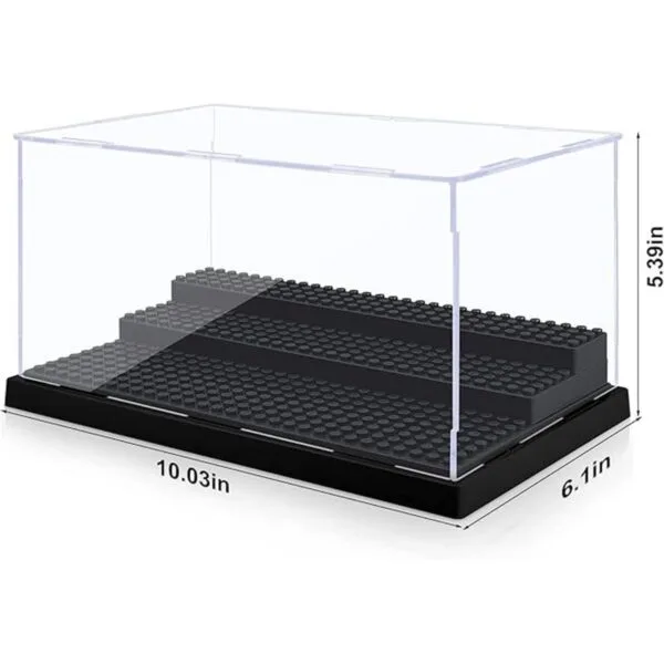 Minifigure Display Case for Action Figures Blocks Clear_2