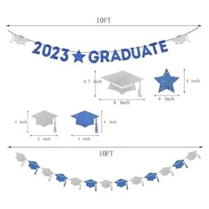 Pancarta de graduación para decoración de fiesta azul_6