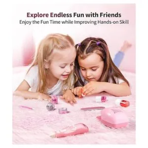 Geyiie Juego de esmaltes de uñas para niñas esmalte de_7