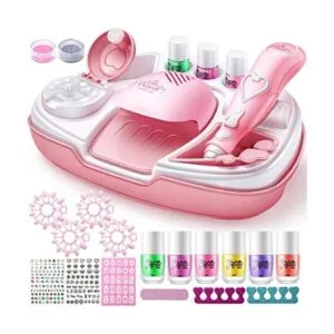 Geyiie Juego de esmaltes de uñas para niñas esmalte de_1