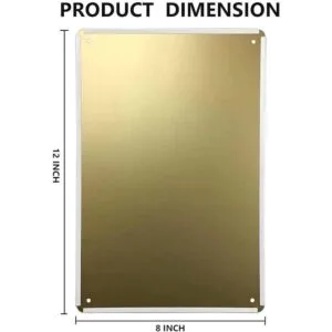 XZHDXTIN Cartel de metal de pato Knowledge tipo de pato_3