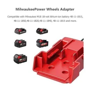 Adaptador de ruedas eléctricas para Milwaukee paquete de_5