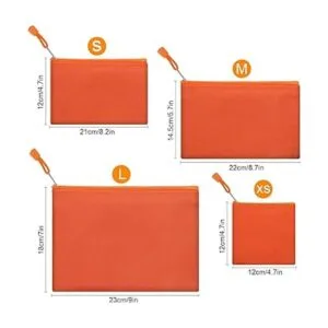 Fassave Paquete de 12 bolsas de lona de algodón para_7