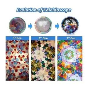 iKeelo Caleidoscopio clásico de lata paquete de 2_5