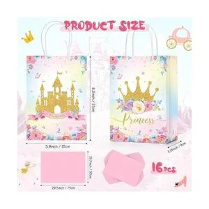 Juego de 16 bolsas de regalo de fiesta con papel de seda_2