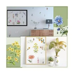 10 hojas de transferencia de flores botánicas para_4