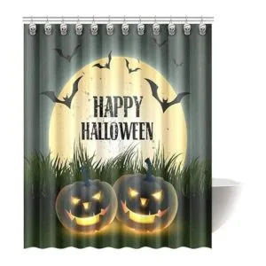 12 ganchos para cortina de ducha con calavera anillos_6