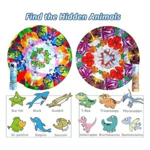 iKeelo Caleidoscopio clásico de lata paquete de 2_3