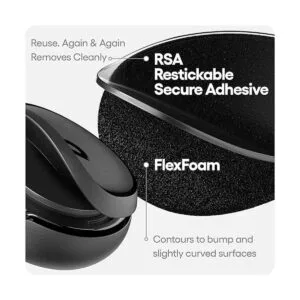 KeyBudz EZ Restickable AirTag Soporte con cubierta_5