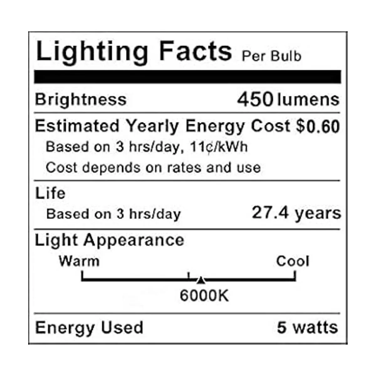 MD Lighting Bombilla LED E26E27 5 unidades 5730 SMD_6
