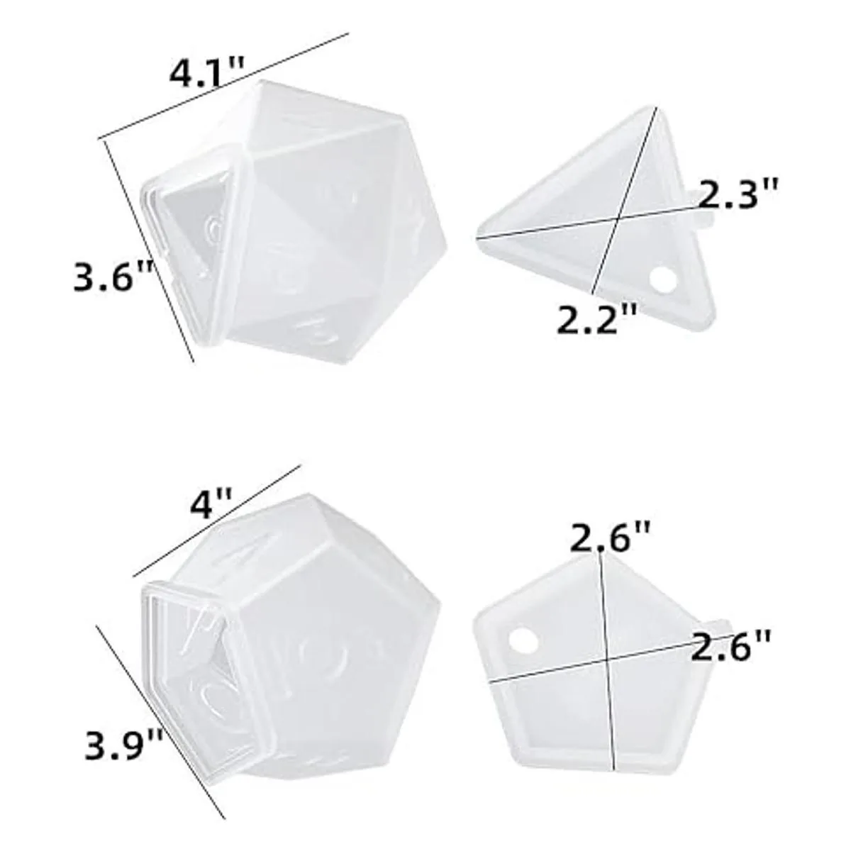 JEYUQAXY Moldes de dados poliédricos de silicona grandes_5