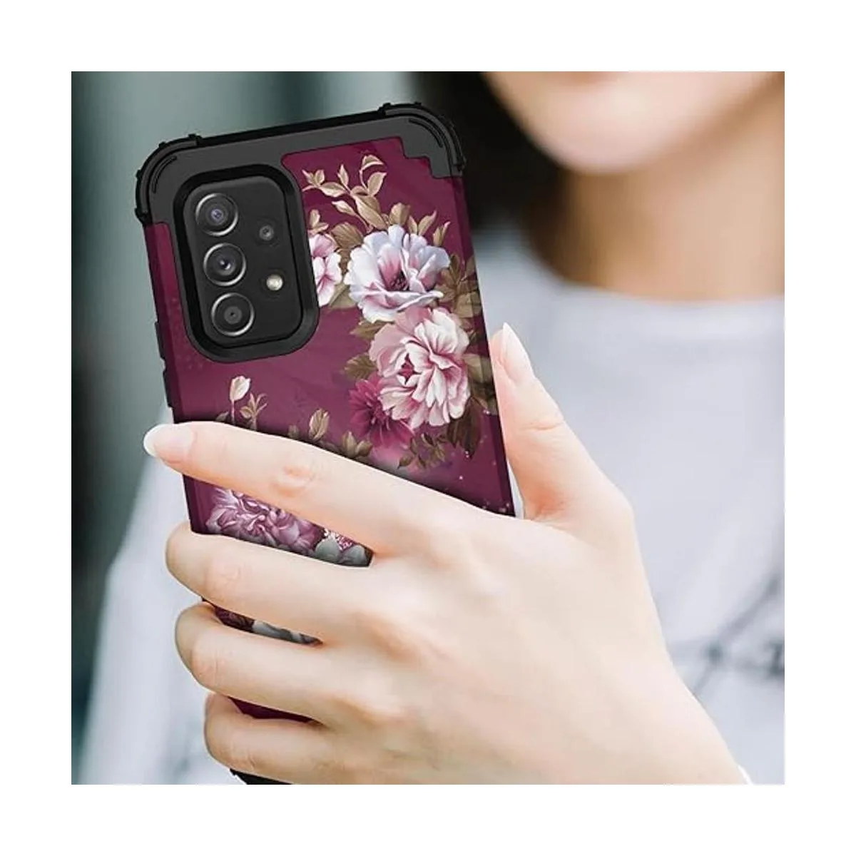 Hocase Funda para Galaxy A53 5G protección resistente a_7