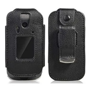 Funda para Sonim XP3 Nakedcellphone piel vegana negra_2