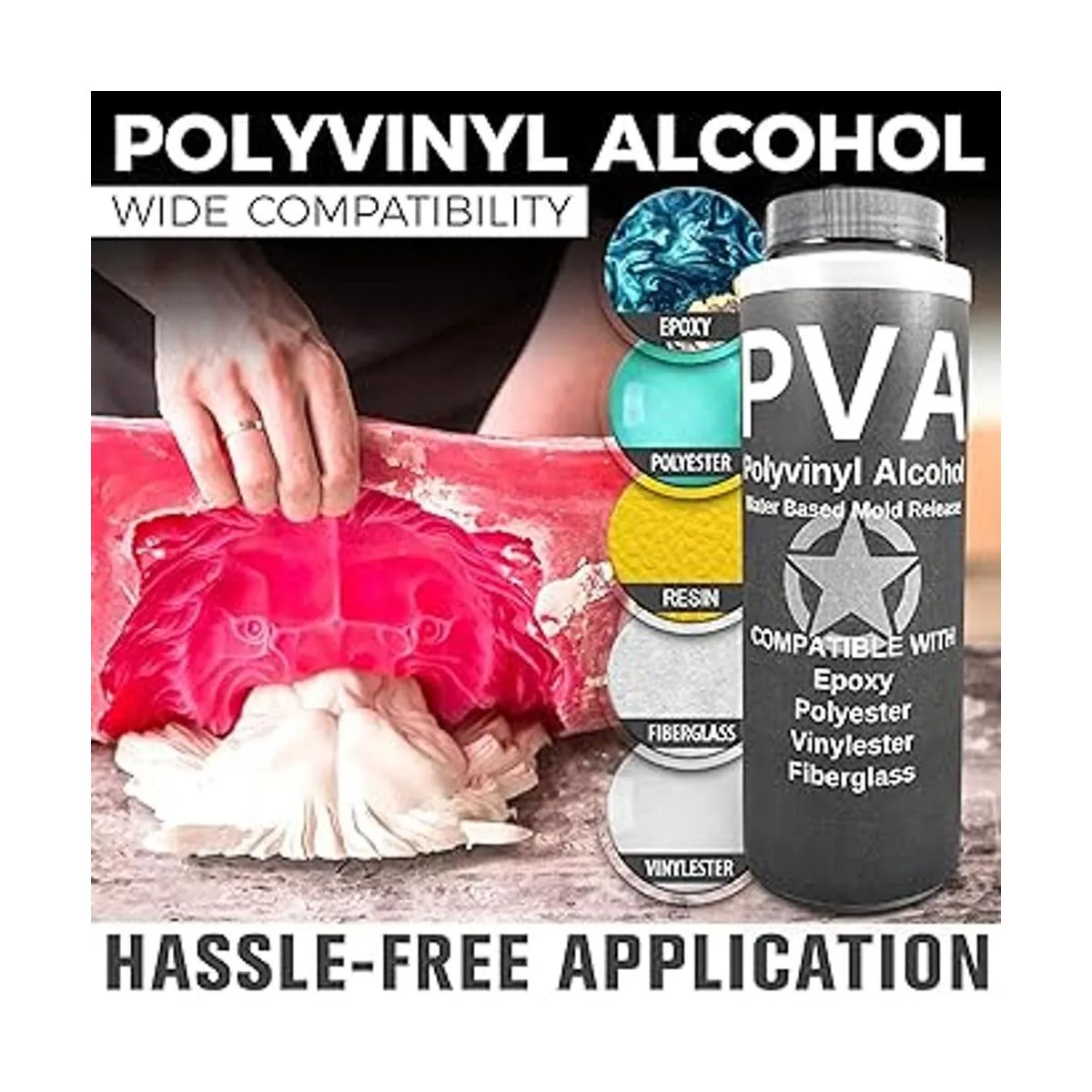 Liberación de molde a base de agua PVA Agente de alcohol_6