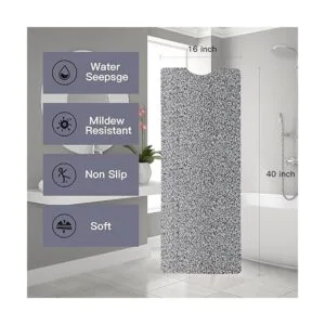 Tapete de bañera antideslizante tapete de ducha suave de_2