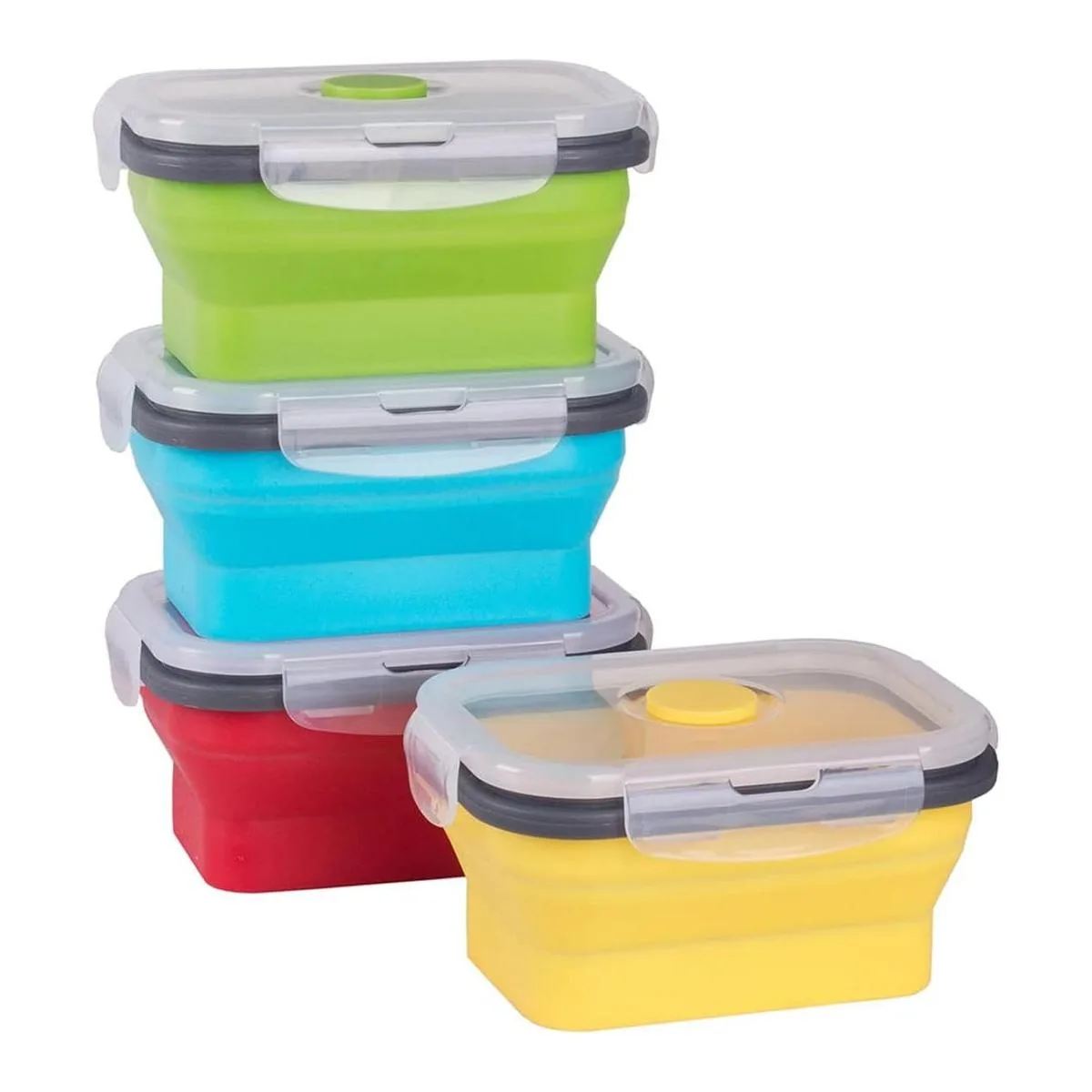 Recipientes plegables de almacenamiento de alimentos con_1