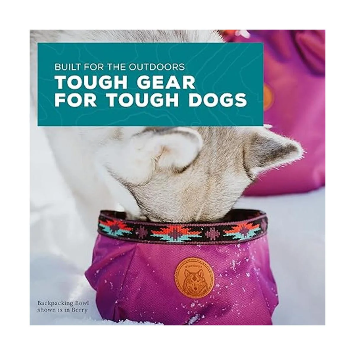 Wilderdog Tazón para mochilero sostiene alimentos y agua_3