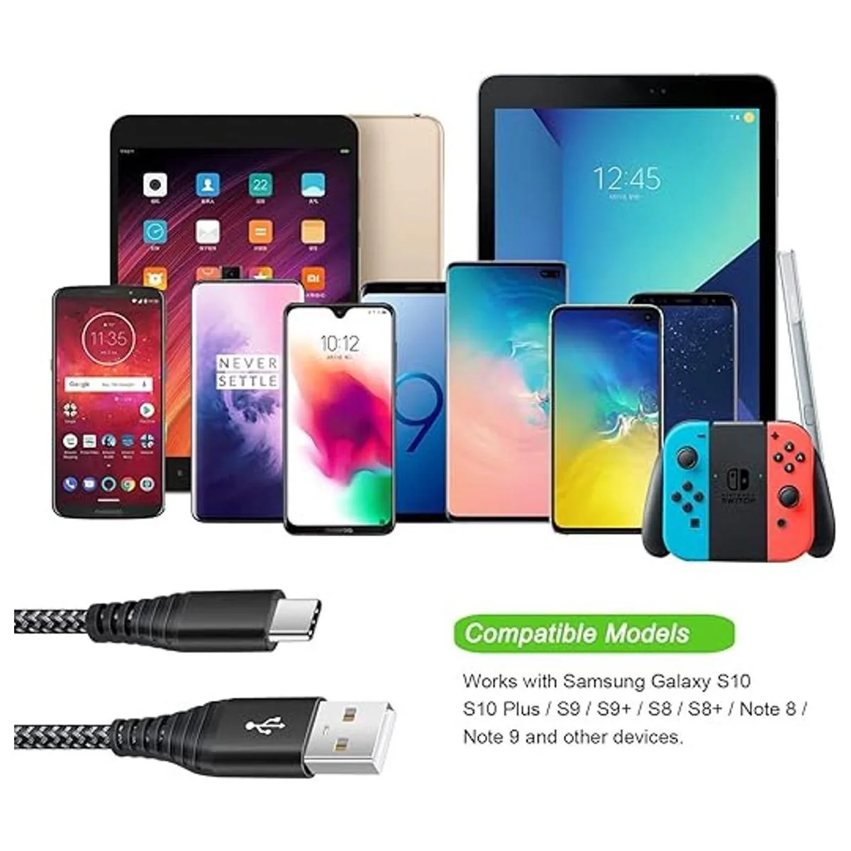 Qihop Kit de cargador de pared de carga rápida paquete_7