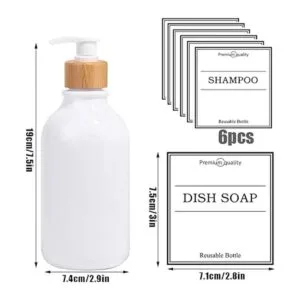 Dispensador de champú y acondicionador juego de_7