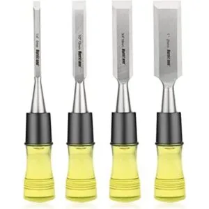 Juego de cinceles de madera de 4 piezas para carpintería_1