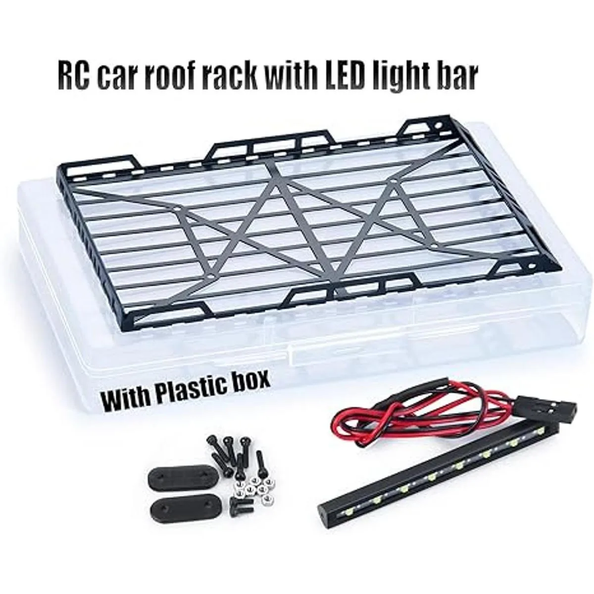 RCLIOLN Portaequipajes de portaequipajes RC de 124 con_4