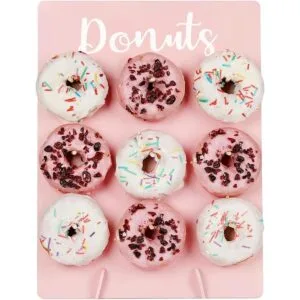 OWOYDOJ Soporte de pared para donas de madera_1