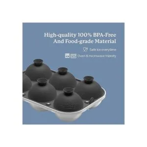 Samuelworld Molde de hielo de esfera grande con tapa 6_6