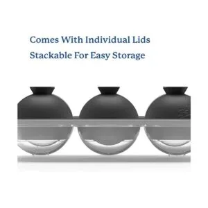 Samuelworld Molde de hielo de esfera grande con tapa 6_3