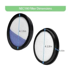 Tablenco NEC190 Filtro de vacío compatible con Eureka_2