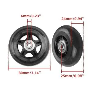 Miayaya Maleta de ruedas de equipaje universal de goma_3