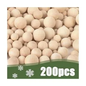 VIOCIWUO 200 bolas de madera para manualidades de madera_3