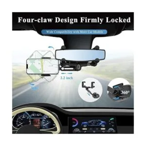Soporte de teléfono para automóvil giratorio de 360 y_2