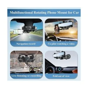 Soporte de teléfono para automóvil giratorio de 360 y_5