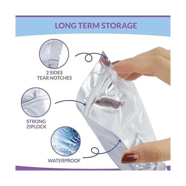 Stand Up Mylar Bolsas de 5.5 x 8 pulgadas 1.6 pulgadas_6